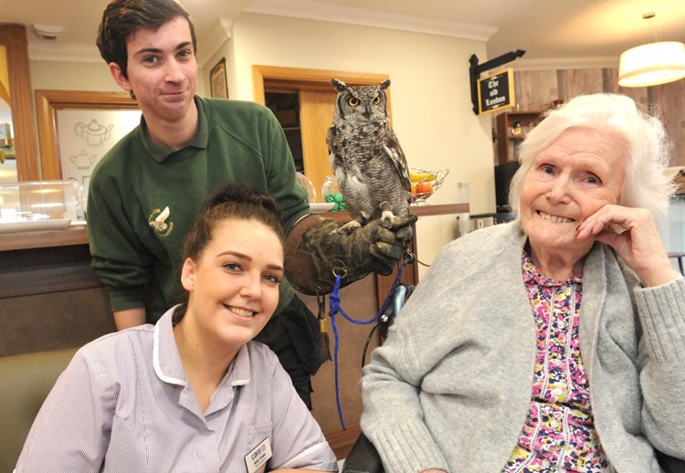 Eagle-eyed Field Lodge residents welcome feathered friends